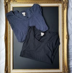 SOLD J. Crew scoop neck tees bundle 2